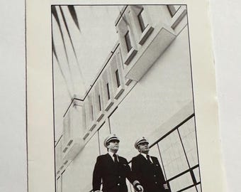 RARE Vintage 1980 Pan Am Airlines International Flight Academy Brochure Pamphlet