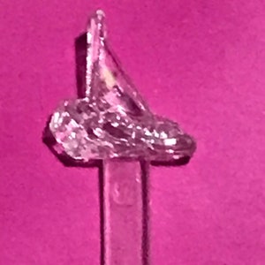 Vtg Continental Airlines To THE SOUTH PACIFIC Clear Swizzle Stick Stirrer