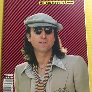 Vtg The BEATLES John Lennon Tribute Yesterday & Today Magazine Dec.1980 #1 Vol.1