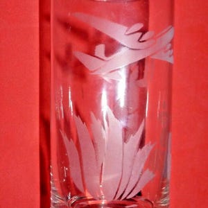 Vintage Pan Am Airlines Mexicana De Aviacion Airplane Glass Cup PAA Mexicana Air