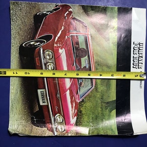 1967 Chevy Corvair Sales Brochure Old original Booklet Catalog Book image 8