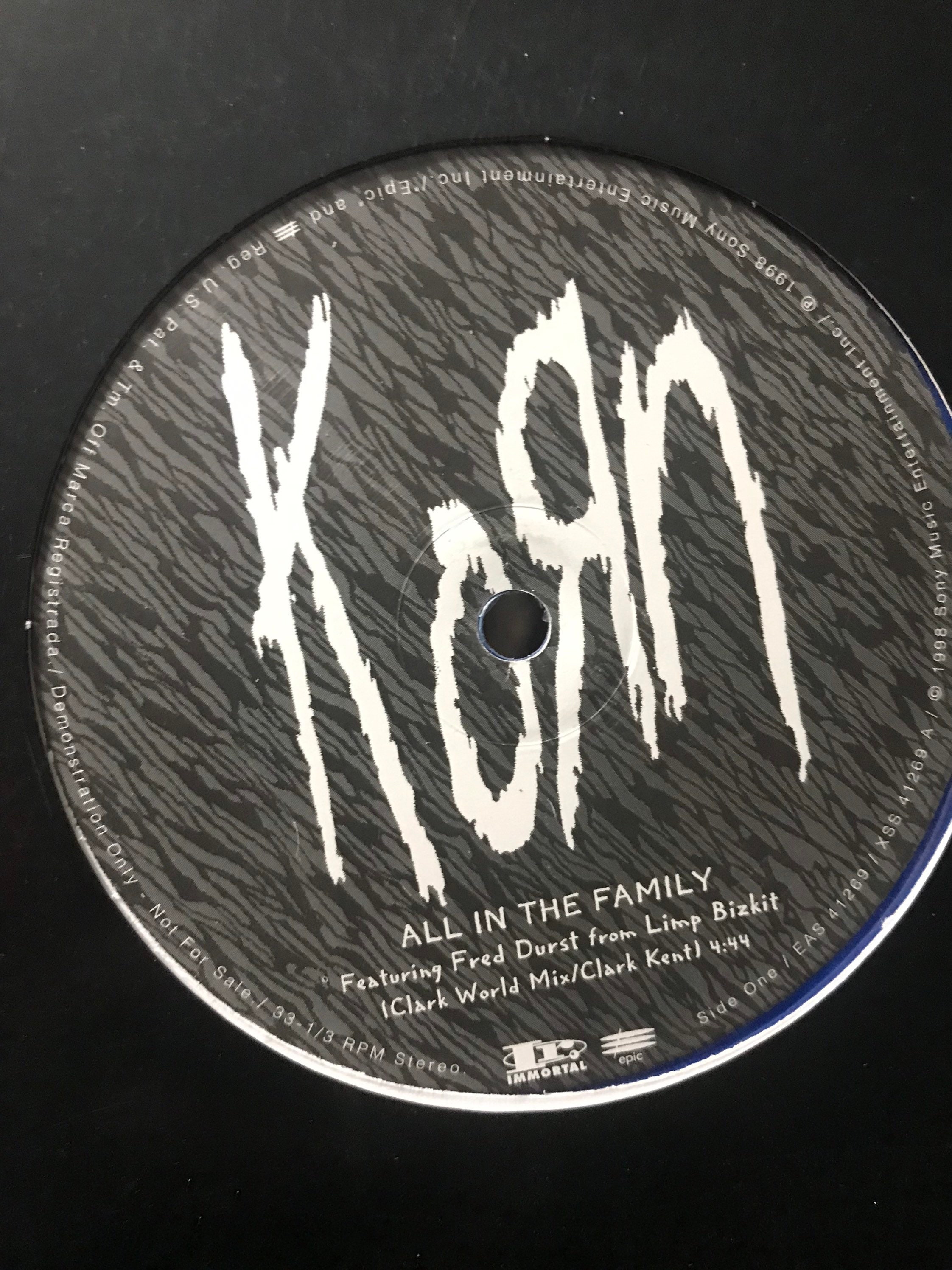 Korn - All In The Family Remixes Blue Vinyl