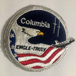 Vintage 1981 NASA STS-2 Patch Eagle Truly iron/sew on 4.5”