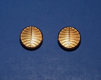 2 Vintage Pan Am airlines Pilot Hat/Cap Buttons - New Old Stock, Rare