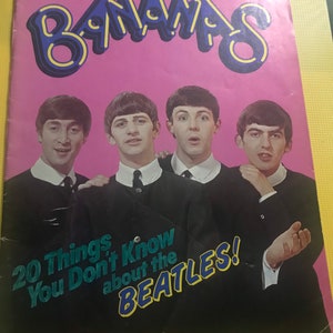 Bananas Magazine #56 1982, 20 Things You Don’t Know about the Beatles vintage