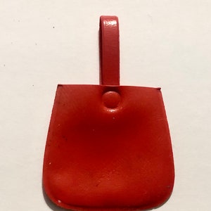Vintage Tammy Fashion Doll  Red Vinyl Purse Handbag Tote Barbie Clone Japan
