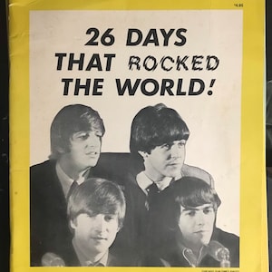 Die BEATLES 26 Tage, die die Welt rockten Reprints Nachrichtengeschichten 1978 Buch