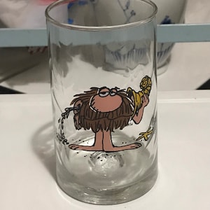 Vintage Arby’s BC Ice Age Collector’s Series Glass cup 1981  “Grog”