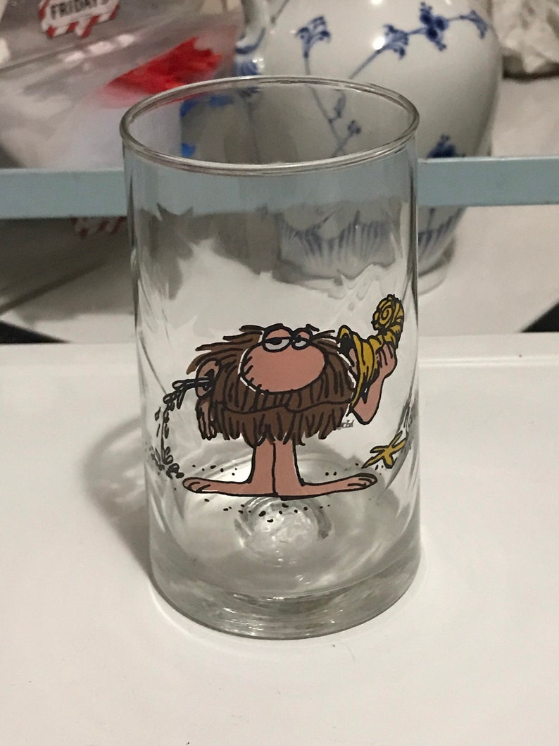 Vintage Arby S Bc Ice Age Collector S Series Glas Cup Etsy