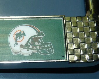 Never Used Vintage Season Ticket Holder Miami Dolphins Football Car License Plate Frame NFL