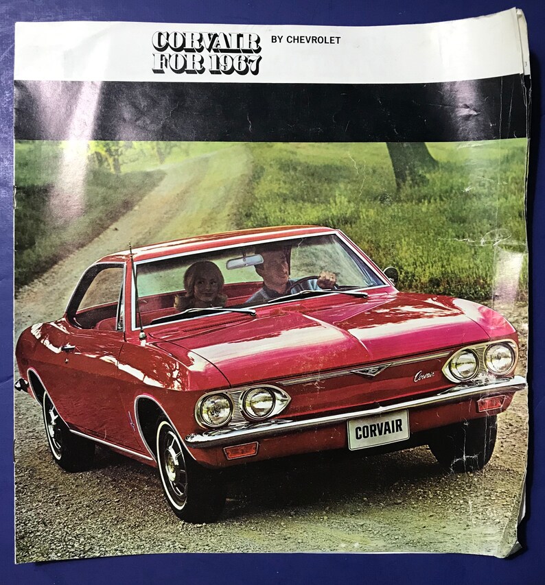 1967 Chevy Corvair Sales Brochure Old original Booklet Catalog Book image 1