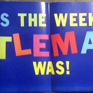 Vintage The Beatles 1981 BEATLEMANIA Poster 41” x 15” very Long