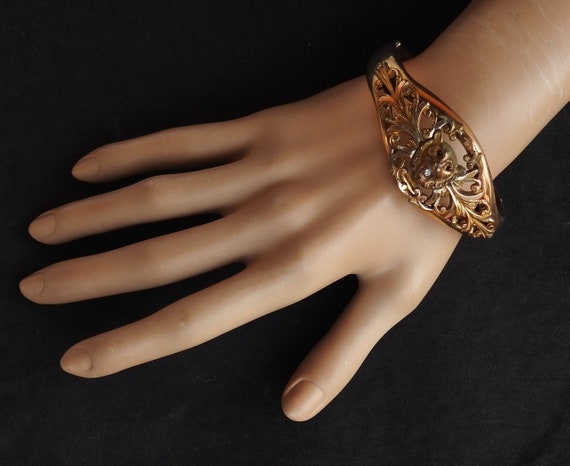 Antique Bates & Bacon Gold-Filled Ruby and Diamon… - image 10