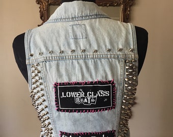 Punk Vest - Etsy