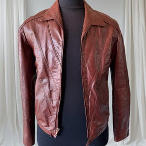 Vintage 70s Leather Jackets Mens - Etsy