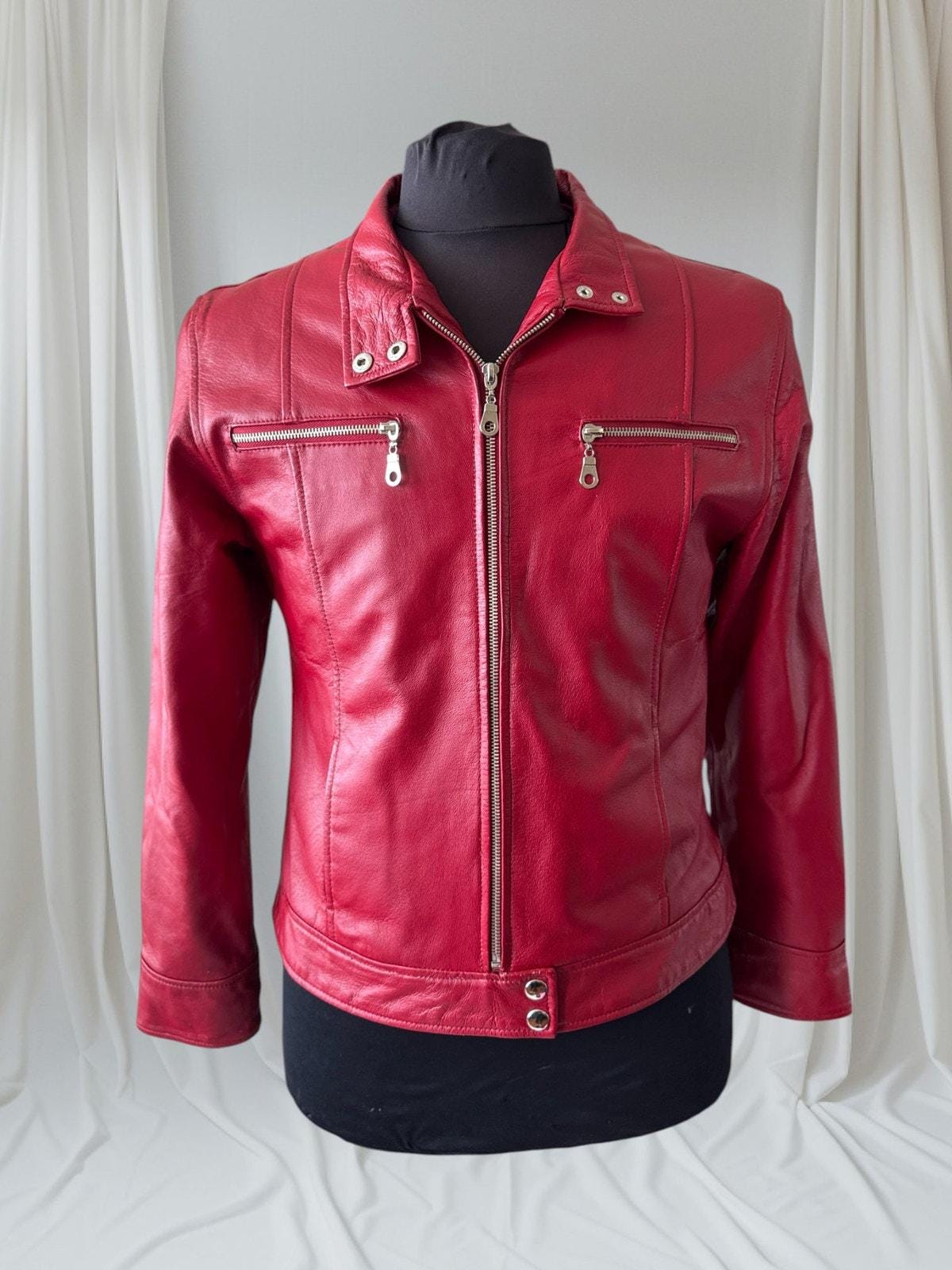 Mens Y2k Leather Jacket - Etsy