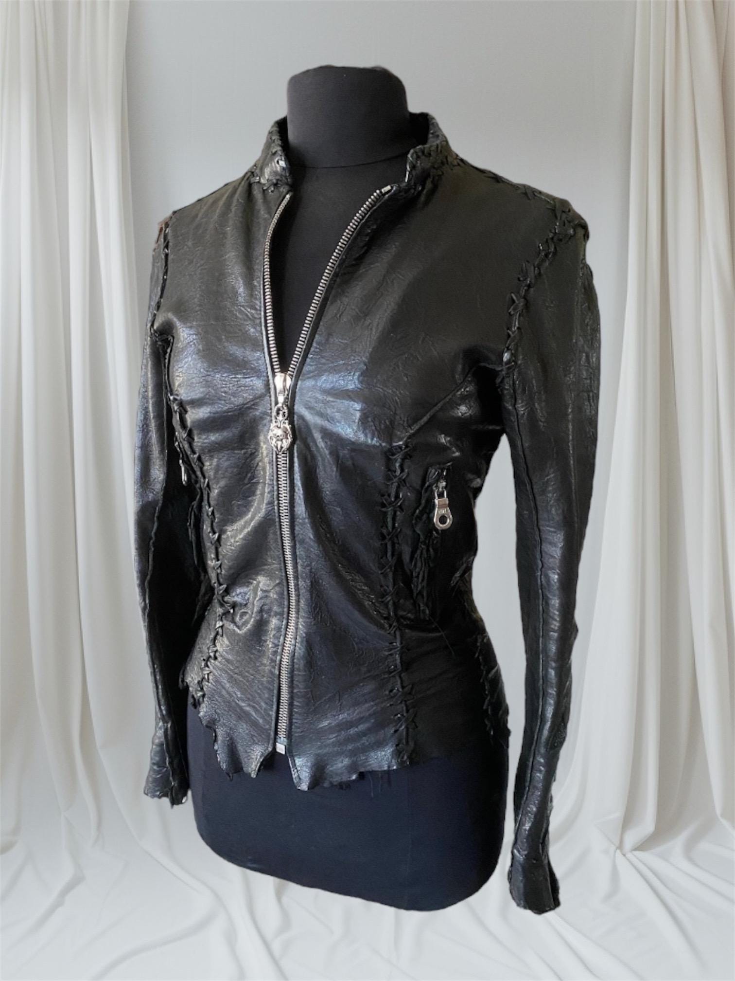 Euro vintage leather coat 【最終値下げ】 VINTAGE Knightsbridge Black Leather Jacket Mens Large 100