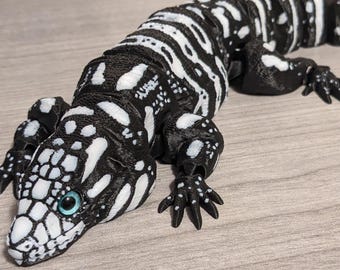 Lézard tegu articulé imprimé en 3D