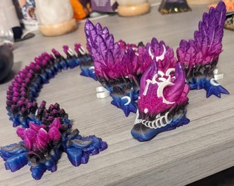 Dragon lunaire articulé imprimé en 3D