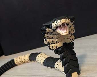 3d printed articulated cobra