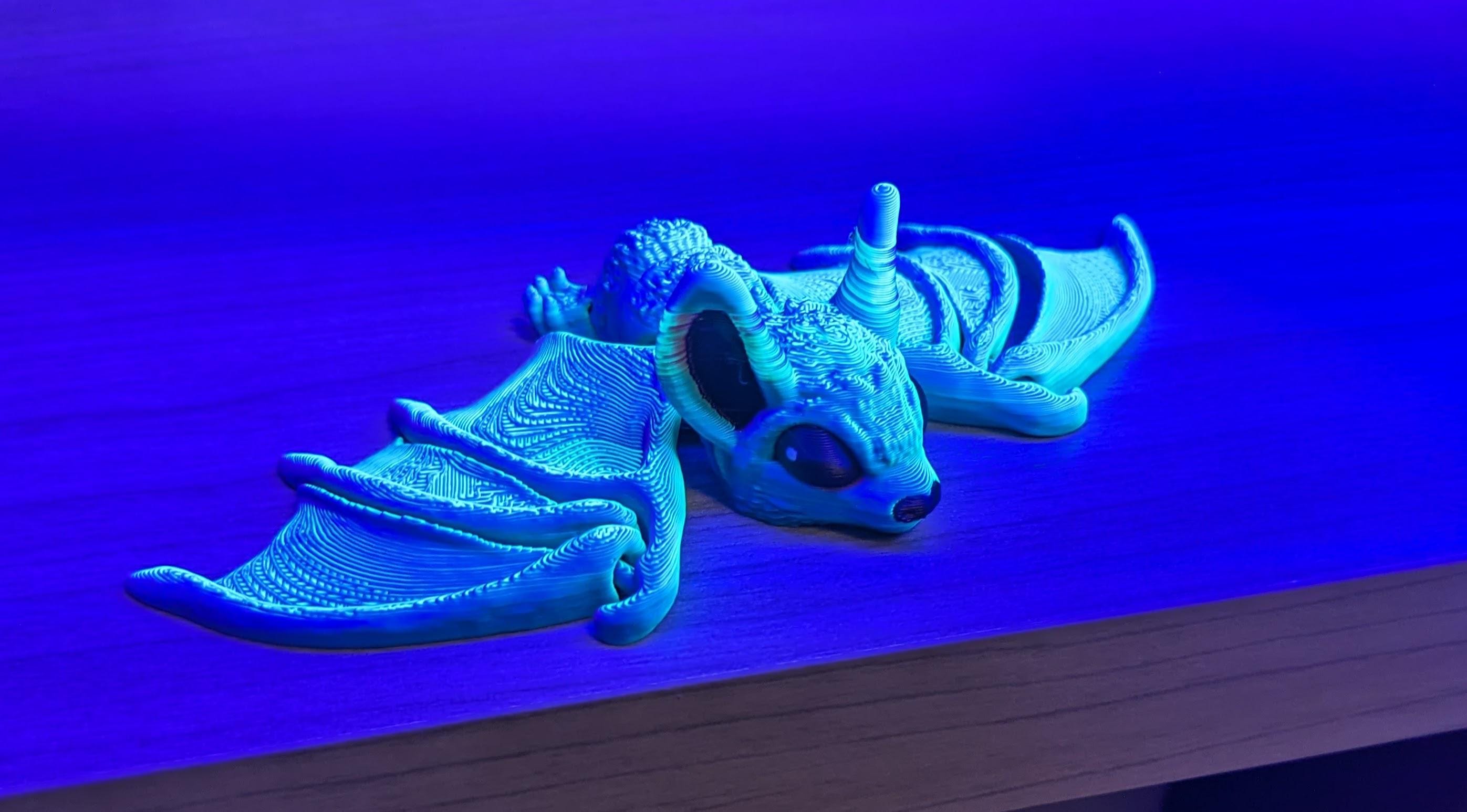 Tiny Bat Model Tiny 3d Printed Articulated Bat - Etsy