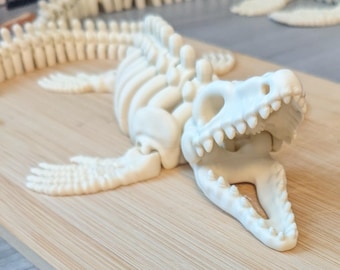 Mosasaurus squelette articulé imprimé en 3D