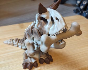 Petit carnosaure articulé articulé imprimé en 3D