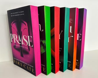 Salacious Players Club Series by Sara Cate Books 1-6 - Custom Sprayed Edges