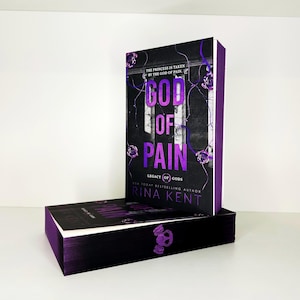 God Of Pain by Rina Kent BLOOM VERSION - Custom Sprayed Edges