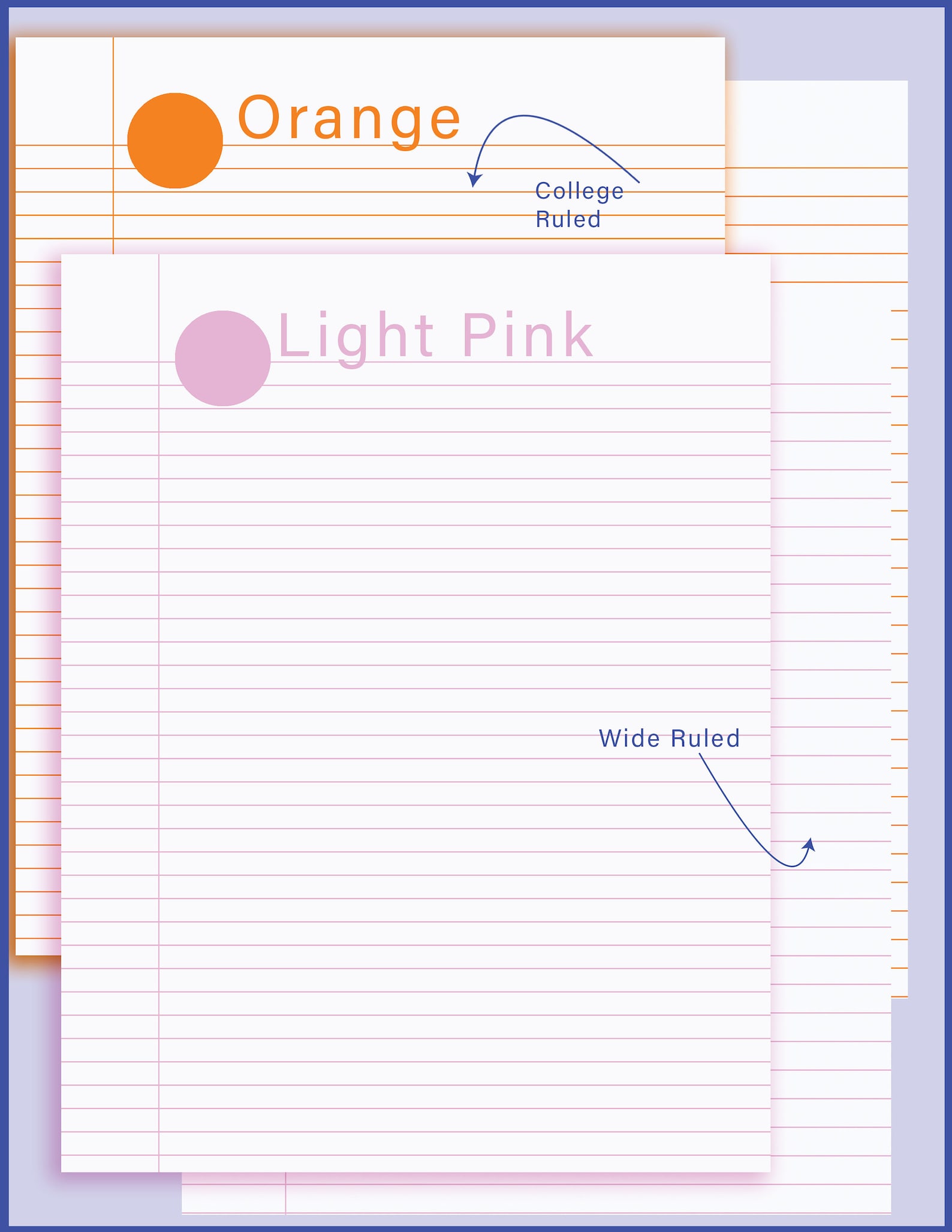 Printable Lined Paper Printable Double-sided Lined Paper Printable ...