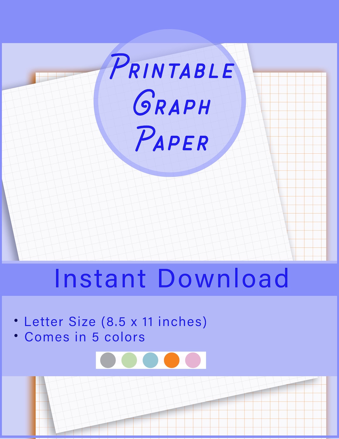 Graph Paper Printable Grid Paper for Bullet Journal Paper for Note ...