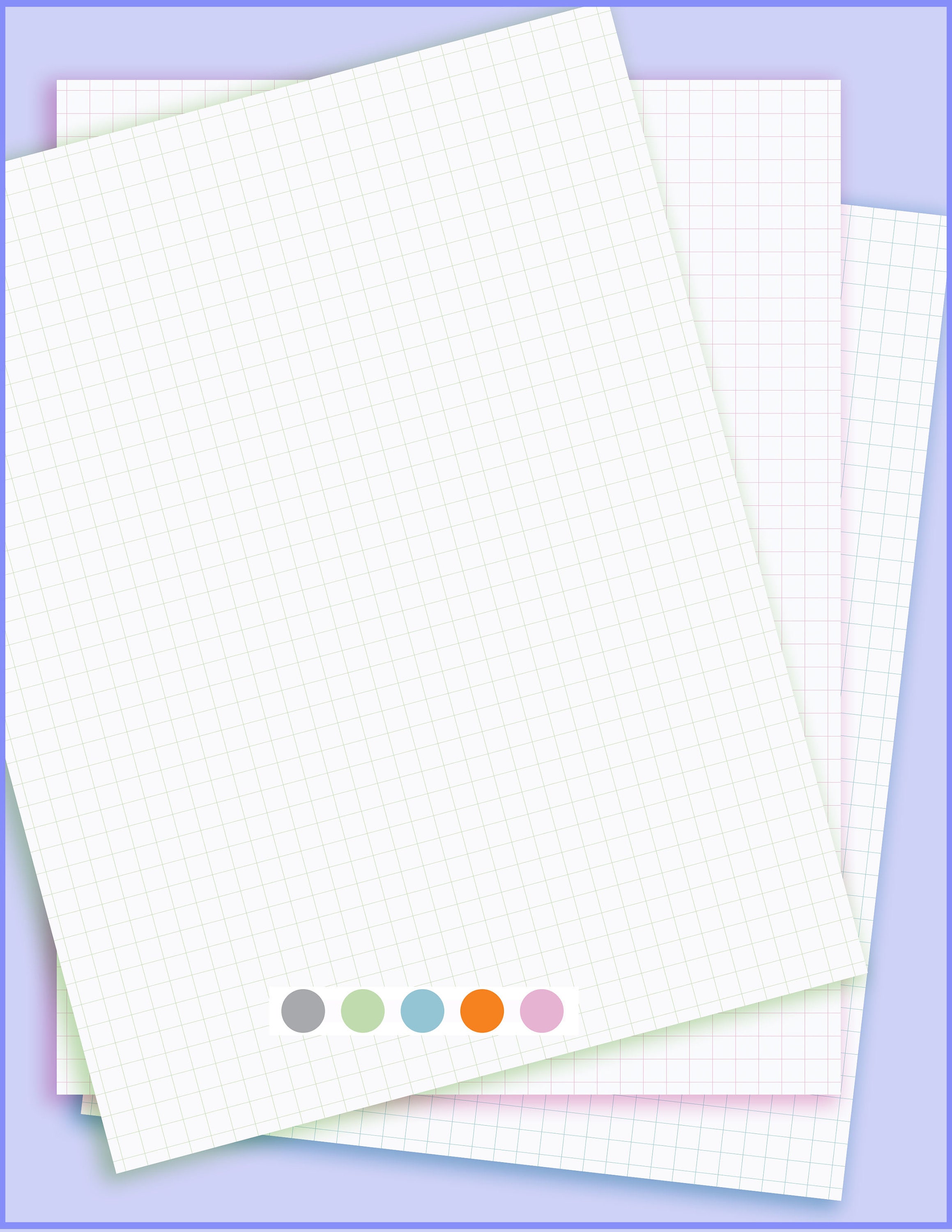 graph paper pdf printable graph printable grid paper etsy