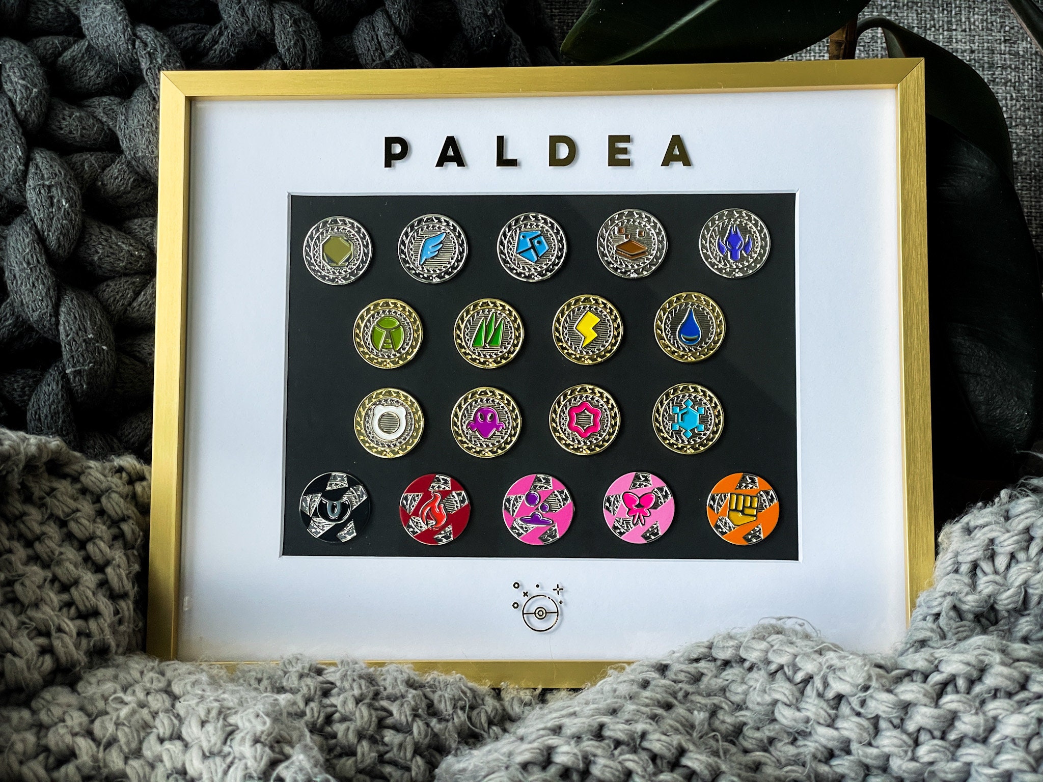Pokemon Center 2023 Paldea's Christmas Market Logo Pin Badge Pins