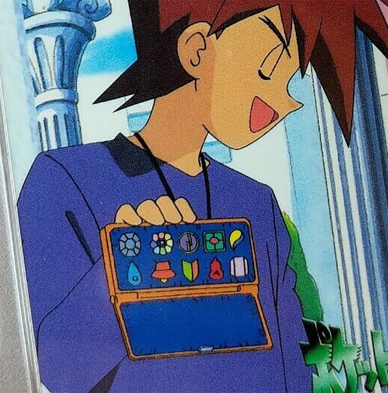 Complete Gary Oak Kanto Rival Pokemon Gym Badge Set of 10 - Etsy - How Did Gary Oak Get 10 Badges