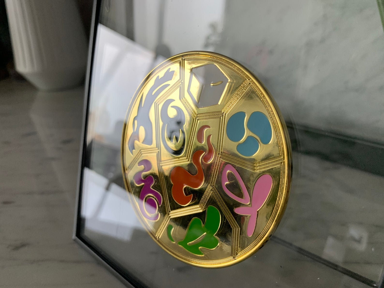 Galar Pokemon Sword and Shield Gym Badge in Gold and Silver Etsy