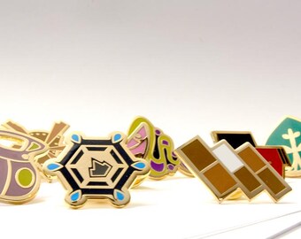 フレーム付きコレクション ポケモンバッジ コンプリート カントー