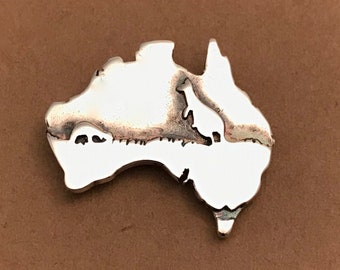 Australia souvenir- lapel/hat pin, solid silver