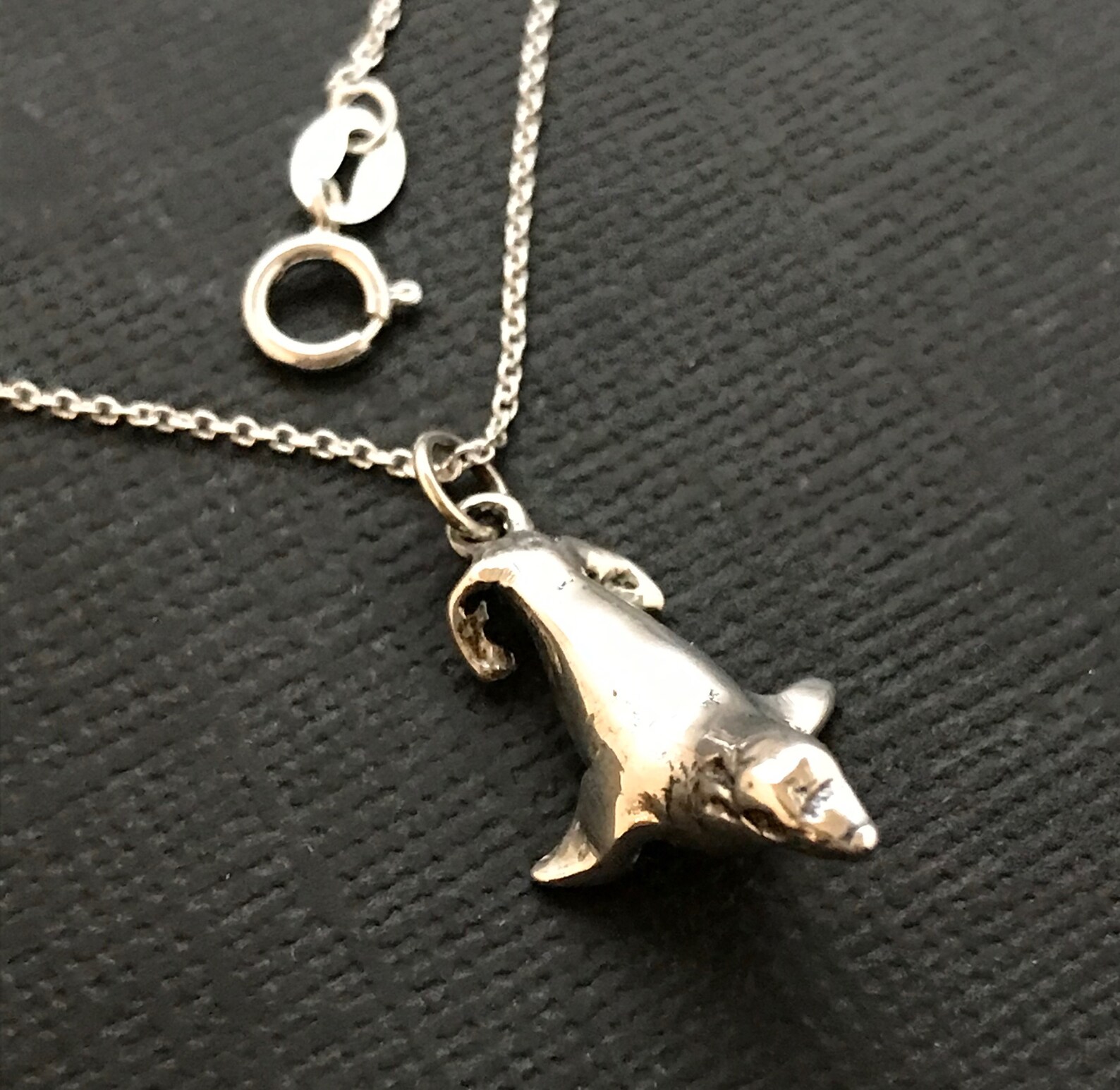 Seal Pendant / Charm Sterling Silver Etsy Australia