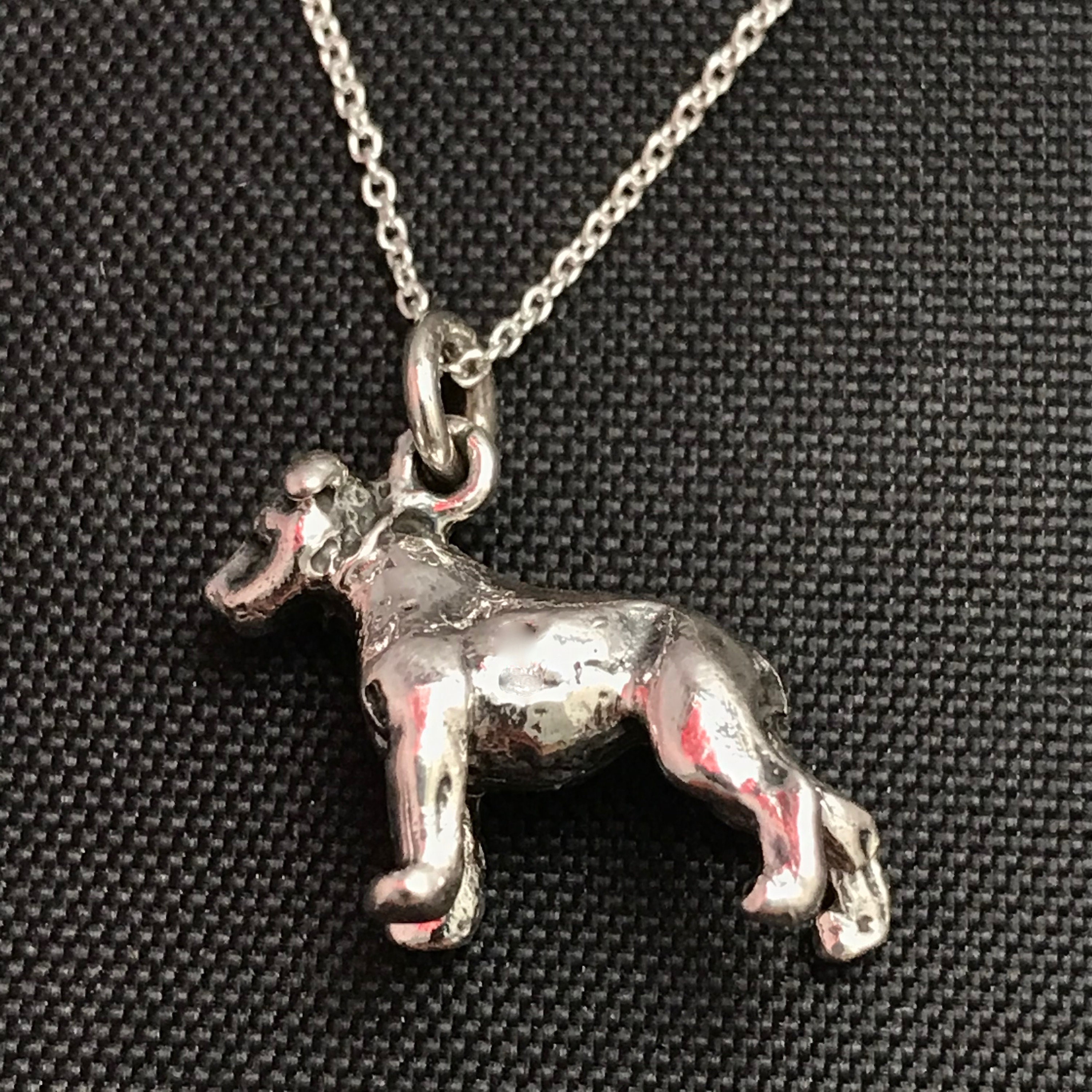 人気ブランドの ブルドッグペンダント/チャーム - スターリングシルバー - Etsy 日本 アクセサリー
