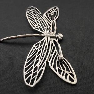 Dragonfly Brooch extra large 100mm4 inch image 5