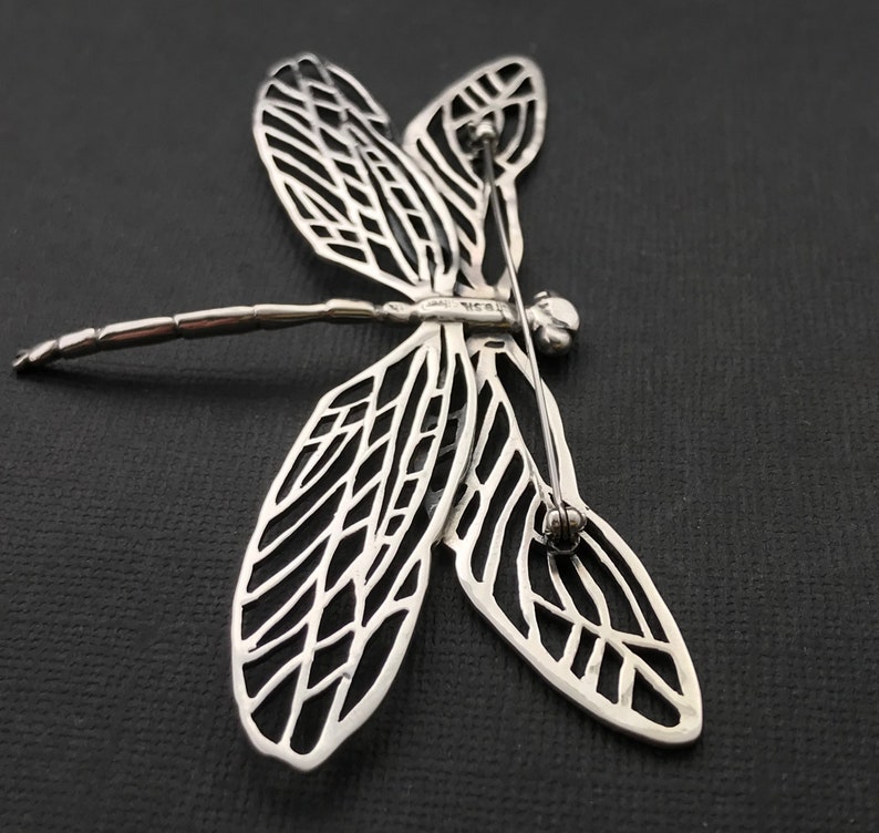 Dragonfly Brooch extra large 100mm4 inch image 5