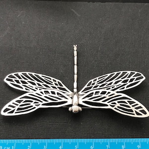 Dragonfly Brooch extra large 100mm4 inch image 3