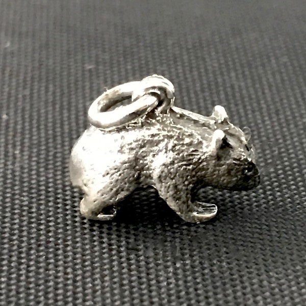 Wombat Anhänger / charm - Sterling Silber