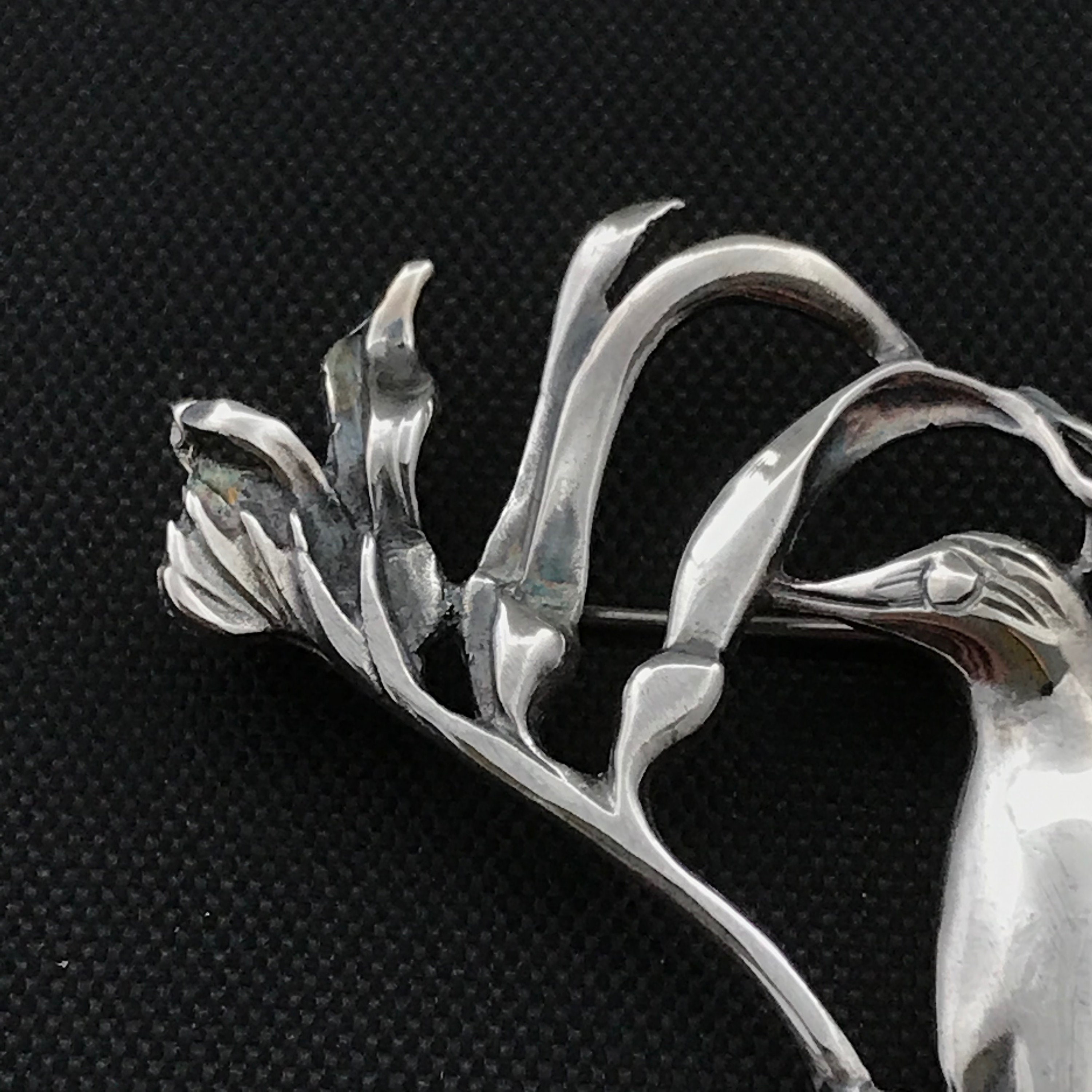 Kangaroo Paw/ Honey Eater Brooch Sterling Silver 48mm - Etsy Australia