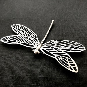 Dragonfly Brooch extra large 100mm4 inch image 4