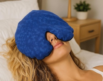 Kozy Collar Sinus Pillow: Microwavable Heating Pad & Cold Pack