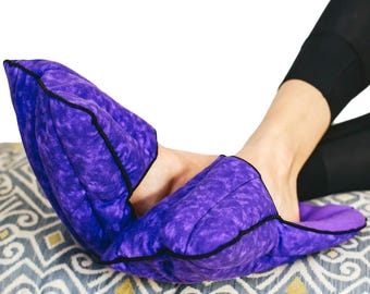 Kozy Collar Heating Pad - Microwavable Therapy Slippers - Basic Blue