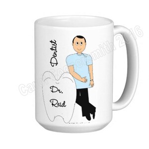 Dentist Mugs Male Personalized image 3