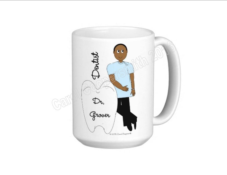 Dentist Mugs Male Personalized image 5