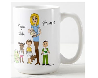 Daycare Worker Personalized Mugs